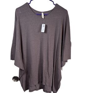 Wishlist Mocha Tunic Women's T-Shirt Casual  Size M NWT